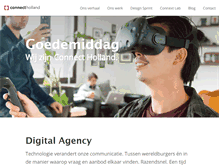 Tablet Screenshot of connectholland.nl